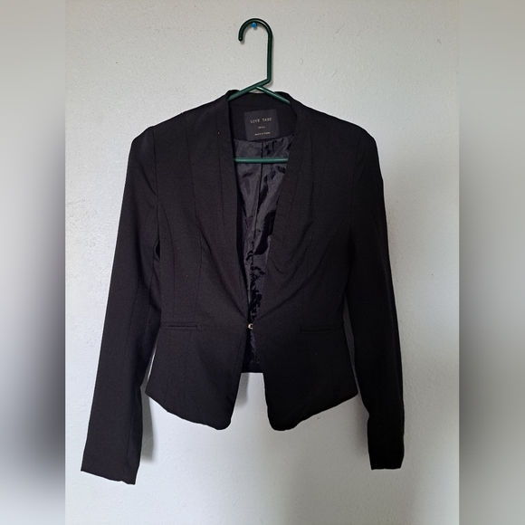 Love Tree Black Blazer - Picture 2 of 7